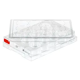 Cell culture plate, 12 well, surface: Standard, flat base