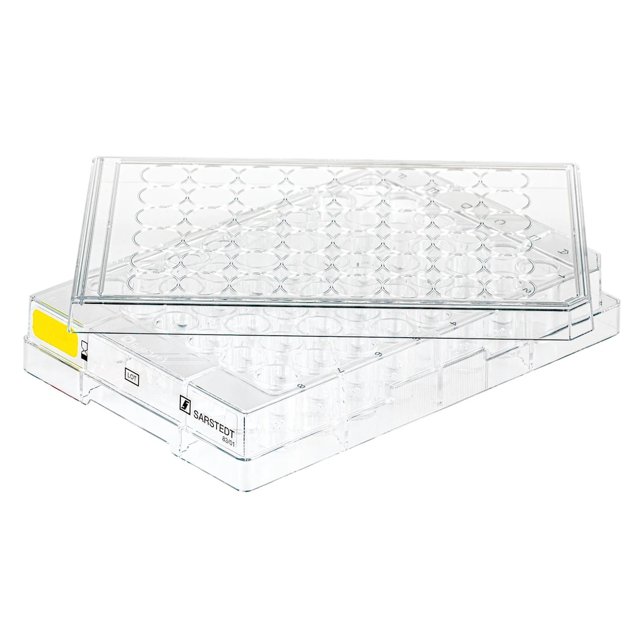 Cell culture plate, 48 well, surface: Cell+, flat base