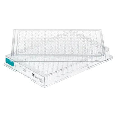 Cell culture plate, 96 well, surface: Suspension, flat base