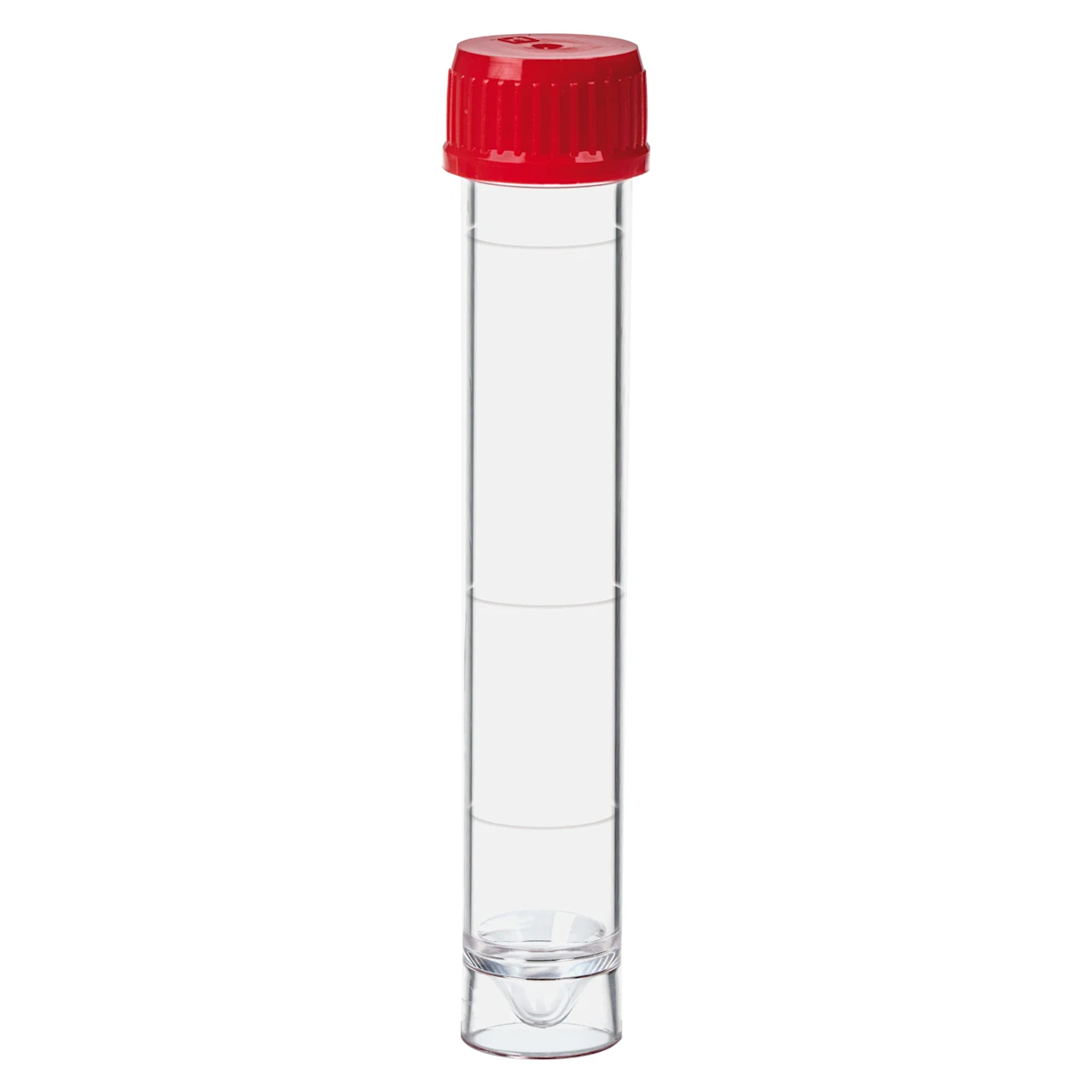 Tube de culture cellulaire, (L x Ø) : 97 x 16 mm, fond conique à jupe, Traitement TC