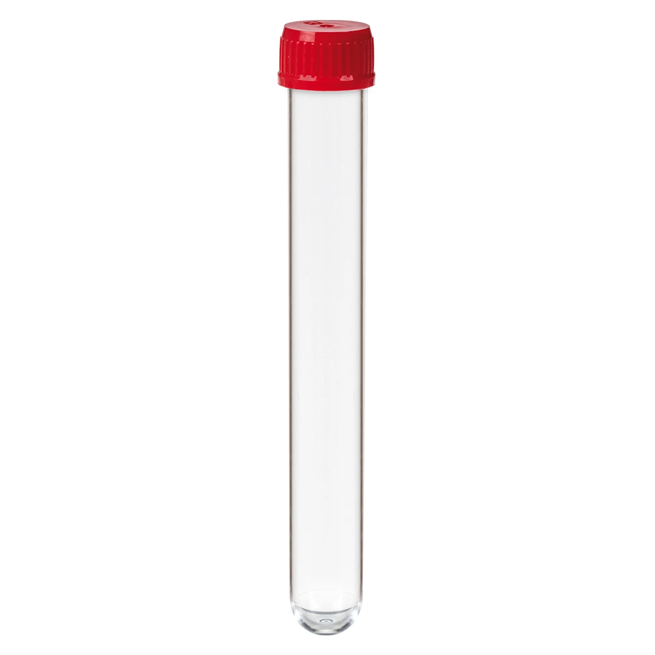 Tube de culture cellulaire, (L x Ø) : 125 x 16 mm, fond rond, Traitement TC