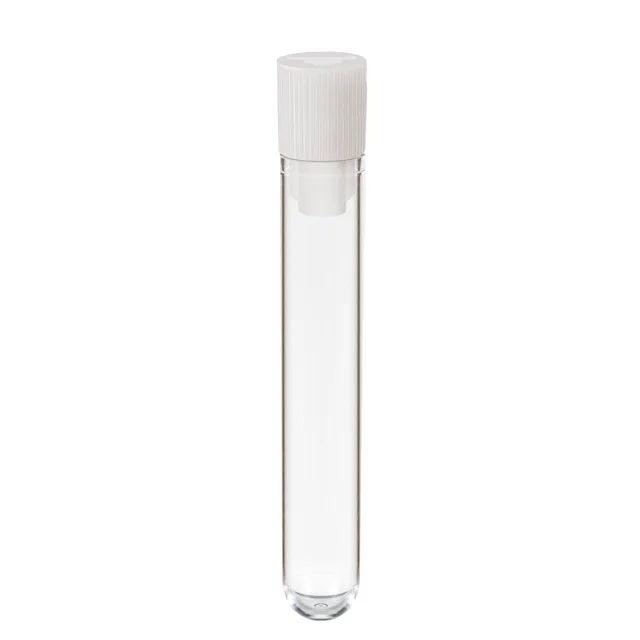 Tube segment opener, mounted on tube 75 x 12 mm, HD-PE, white, tube: PS