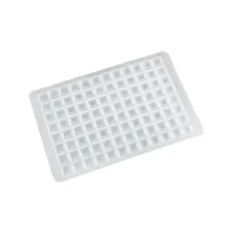 Closure mat, for Deep Well plate 2.2 ml (82.1972.002), (LxW): 79 x 121 mm, EVA, transparent