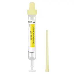 Monovette® de orina, Z, 8,5 ml, cierre amarillo, (LxØ): 92 x 15 mm, 64 unidades/bolsa