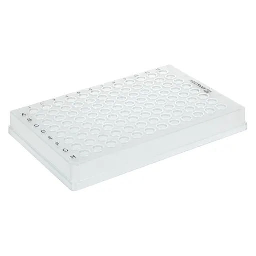 Plaques de PCR 96-puits avec jupe intégrale