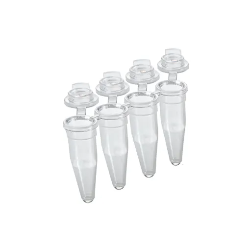 Barrettes PCR avec bouchons attachés