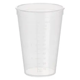 Urine cup with snap-on lid