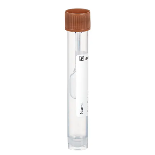 Faeces tube 101 x Ø 16.5 mm, with special faeces spoon