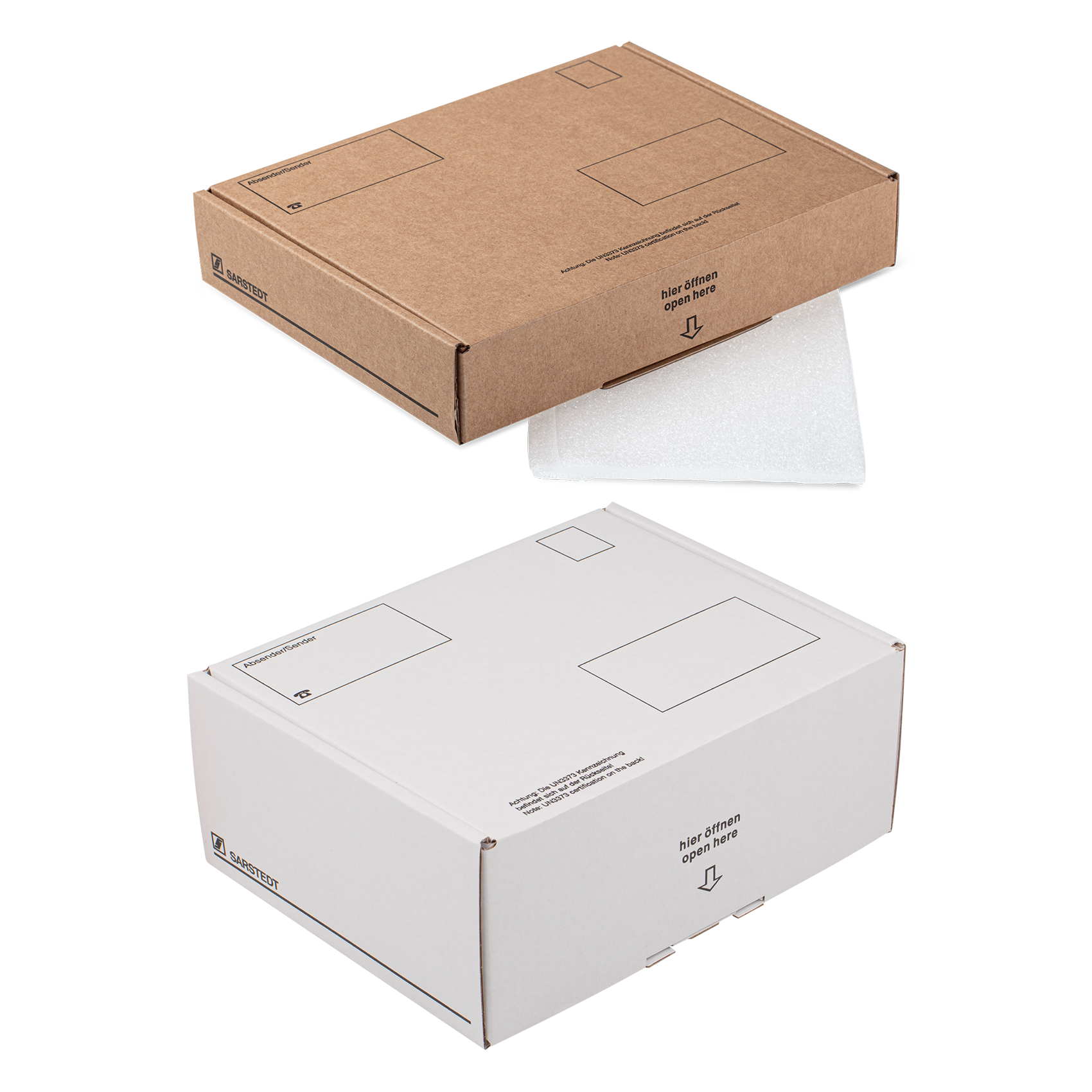 Mailing box for safe the transportation of diagnostic samples