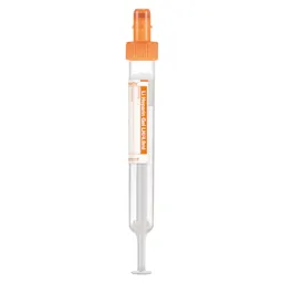 S-Monovette® Heparina de lítio gel LH, 4,9 ml, tampa laranja, (CxØ): 90 x 13 mm, com etiqueta de papel
