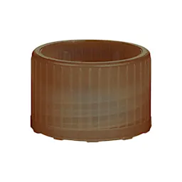 Screw cap, brown, suitable for tubes Ø 15.3 mm