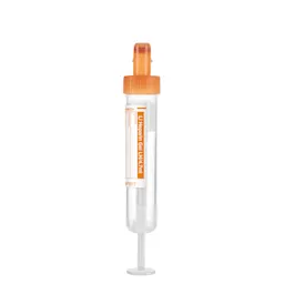 S-Monovette® Lithium heparin gel LH, 4.7 ml, cap orange, (LxØ): 75 x 15 mm, with paper label