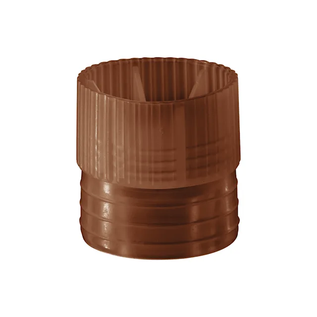Tapón a presión, marrón, adecuada para tubos Ø 23,5 mm