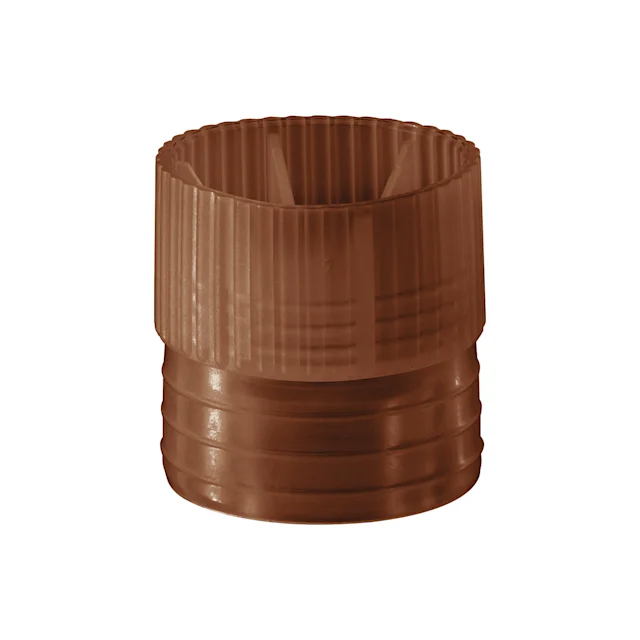 Push cap, brown, suitable for tubes Ø 23.5 mm
