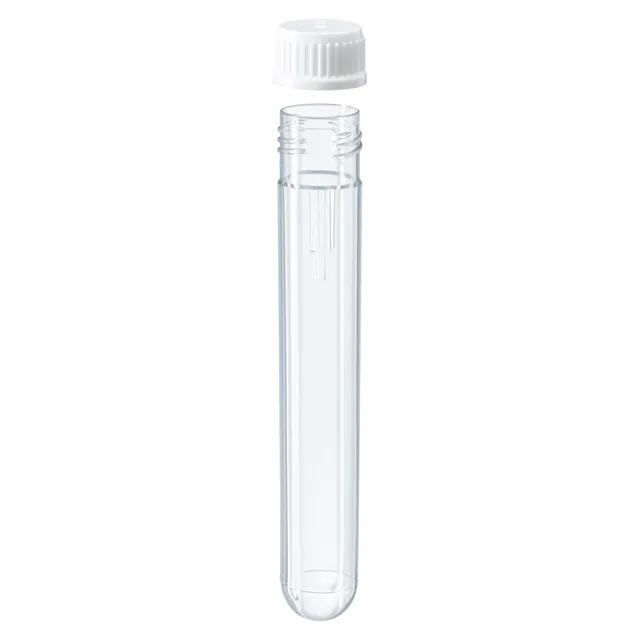 Screw cap tube, 12 ml, (LxØ): 99 x 16 mm, PC
