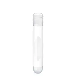 Screw cap tube, 2.5 ml, (LxØ): 75 x 13 mm, conical false bottom, rounded tube bottom, PP, 425 piece(s)/StackPack