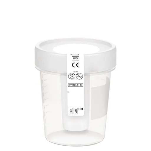 移し替え器一体型尿カップ 100ml