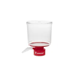 Bottle top filter for vacuum filtration