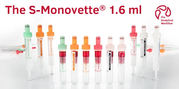 S-Monovette® Serum CAT 1,6 ml und S-Monovette® Lithium-Heparin LH 1,6 ml