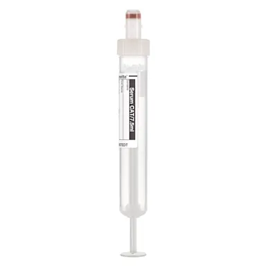 S-Monovette® Serum CAT, 7.5 ml, cap white, (LxØ): 92 x 15 mm, with paper label