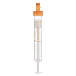 S-Monovette® Lithium heparin LH, 7.5 ml, cap orange, (LxØ): 92 x 15 mm, with plastic label