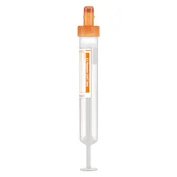 S-Monovette® Heparina de lítio LH, 7,5 ml, tampa laranja, (CxØ): 92 x 15 mm, com etiqueta de papel