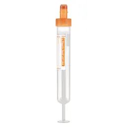 S-Monovette® Lithium heparin LH, fluid, 7.5 ml, cap orange, (LxØ): 92 x 15 mm, with paper label