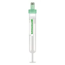 S-Monovette® Lithium heparin LH, fluid, 7.5 ml, cap green, (LxØ): 92 x 15 mm, with paper label