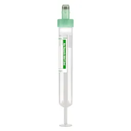 S-Monovette® Sodium heparin NH, 7.5 ml, cap green, (LxØ): 92 x 15 mm, with paper label
