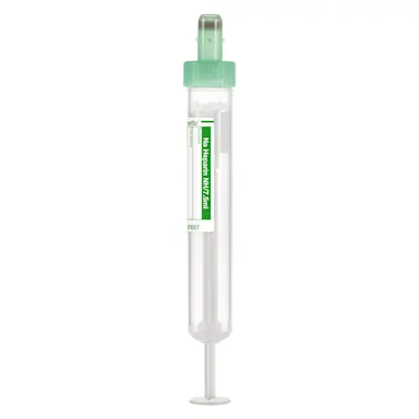 S-Monovette® Sodium heparin NH, 7.5 ml, cap green, (LxØ): 92 x 15 mm, with paper label