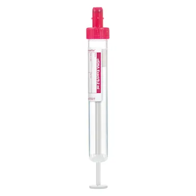 S-Monovette® cfDNA Exact, 9.2 ml, cap raspberry coloured, (LxØ): 100 x 15 mm, with paper label