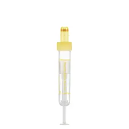 S-Monovette® Fluoride/EDTA FE, 2.6 ml, cap yellow, (LxØ): 65 x 13 mm, with plastic label