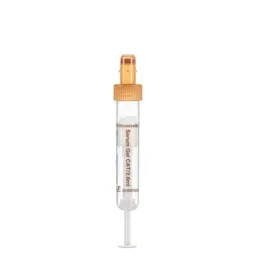 S-Monovette® Sérum Gel CAT, 2,6 ml, bouchon marron, (L x Ø) : 65 x 13 mm, avec étiquette plastique