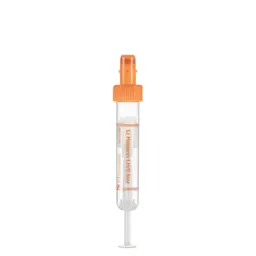 S-Monovette® Lithium heparin LH, 2.6 ml, cap orange, (LxØ): 65 x 13 mm, with plastic label