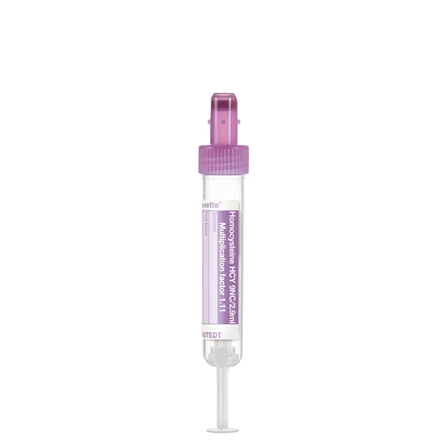 S-Monovette® Homocystéine HCY-C 9NC, 2,9 ml, bouchon violet, (L x Ø) : 65 x 13 mm, avec étiquette papier