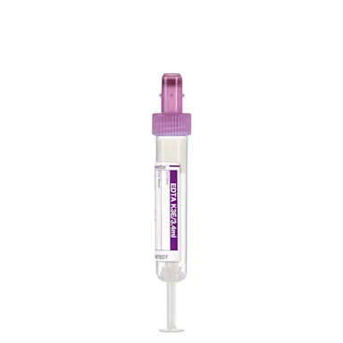 S-Monovette® EDTA K3E, 3.4 ml, cap violet, (LxØ): 65 x 13 mm, with paper label