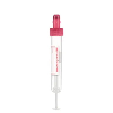 S-Monovette® EDTA K3E, 2.7 ml, cap red, (LxØ): 75 x 13 mm, with paper label