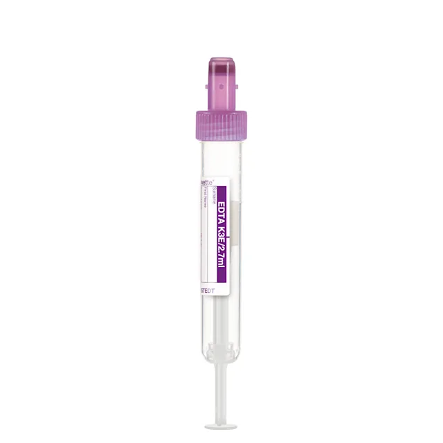 S-Monovette® EDTA K3E, 2.7 ml, cap violet, (LxØ): 75 x 13 mm, with paper label