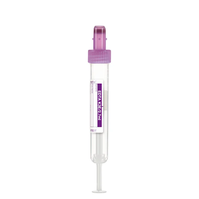 S-Monovette® EDTA K3E, 2.7 ml, cap violet, (LxØ): 75 x 13 mm, with paper label