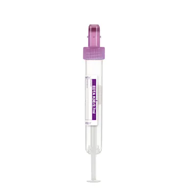 S-Monovette® EDTA K3E, 2.7 ml, cap violet, (LxØ): 75 x 13 mm, with paper label