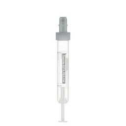 S-Monovette® Fluoride/EDTA FE, 2.7 ml, cap grey, (LxØ): 75 x 13 mm, with paper label