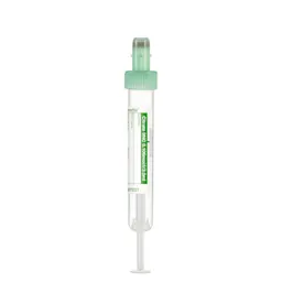 S-Monovette® Citrate 9NC 0.106 mol/l 3,2%, 3 ml, bouchon vert, (L x Ø) : 75 x 13 mm, avec étiquette papier