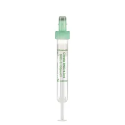 S-Monovette® Citrate 9NC 0.106 mol/l 3,2%, 4,3 ml, bouchon vert, (L x Ø) : 75 x 13 mm, avec étiquette plastique
