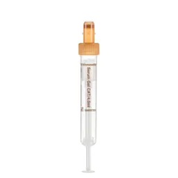 S-Monovette® Serum Gel CAT, 4 ml, cap brown, (LxØ): 75 x 13 mm, with plastic label