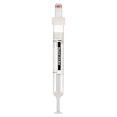 S-Monovette® neutral Z, 4.9 ml, cap white, (LxØ): 90 x 13 mm, with paper label