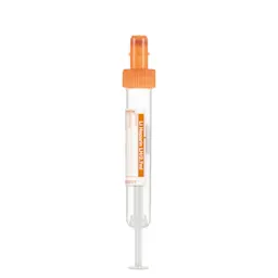 S-Monovette® Heparina de lítio LH, 2,7 ml, tampa laranja, (CxØ): 75 x 13 mm, com etiqueta de papel