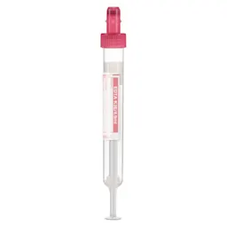 S-Monovette® EDTA K3E, 4,9 ml, bouchon rouge, (L x Ø) : 90 x 13 mm, avec étiquette papier