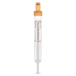 S-Monovette® Serum Gel CAT, 4.9 ml, cap brown, (LxØ): 90 x 13 mm, with plastic label
