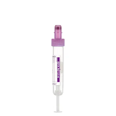 S-Monovette® EDTA K3E, 1.8 ml, cap violet, (LxØ): 65 x 13 mm, with paper label