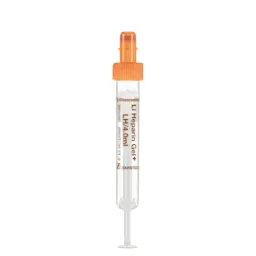 S-Monovette® Heparina de lítio gel+ LH, 4 ml, tampa laranja, (CxØ): 75 x 13 mm, com etiqueta de plástico